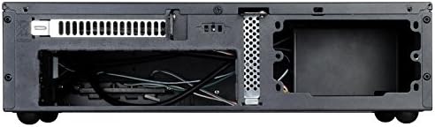 Корпус от стомана Silverstone Tek 0,8 мм, Медиацентр Mini-ITX/HTPC, кутия за компютър с Алуминиев Преден панел ML06B