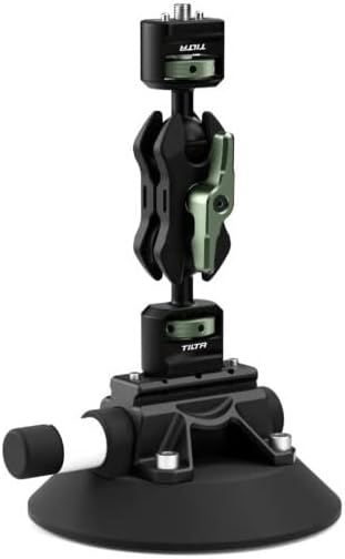 Комплект за закрепване на универсалната екшън камера Tilta в колата - Мощно определяне на присоске 4,5 инча с mini-шарнирно