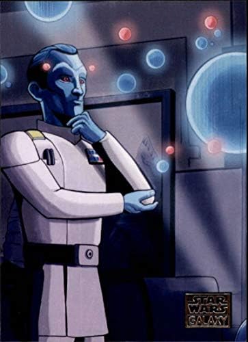 2018 Начело Star Wars Galaxy 43 частни квартали Трауна Гранд адмирал Рич Молинелли Официалната Неспортивная Търговска картичка