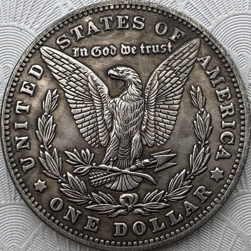 QINGFENG 38 ММ Антични Сребро Доларова Монета Американски Морган Скитник Монета Занаят 205