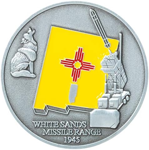 Монета на Повикване на ракета на полигон Съединените Щати Уайт белите пясъци