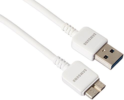 Samsung 5-Крак кабел за пренос на данни USB 3.0 за Galaxy S5 / Galaxy Note 3 - В търговията на дребно опаковка - Бяла
