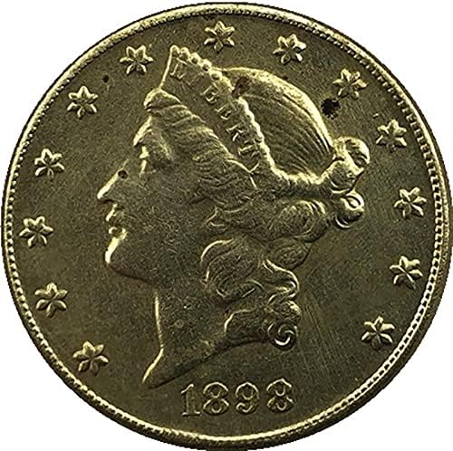Американската Възпоменателна Монета Реплика 1898 г., покрит с Мед, Занаяти, Обмяна на Възпоменателна Монета, Производител на Едро е