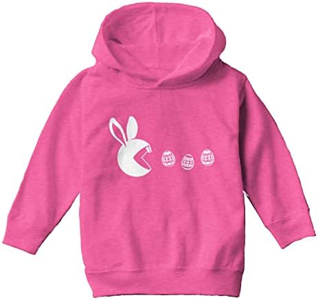 Видеоиграта Haase Unlimited Rabbit & Eggs - Великден Дете / Младеж Руното hoody с качулка