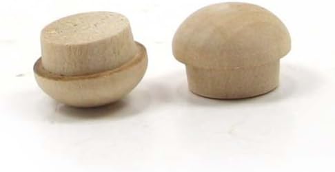 Mylittlewoodshop Pkg от 6 грибовидных копчета - 3/8 - инчов заготовки от необработени дърво (WW-BB0375-6)