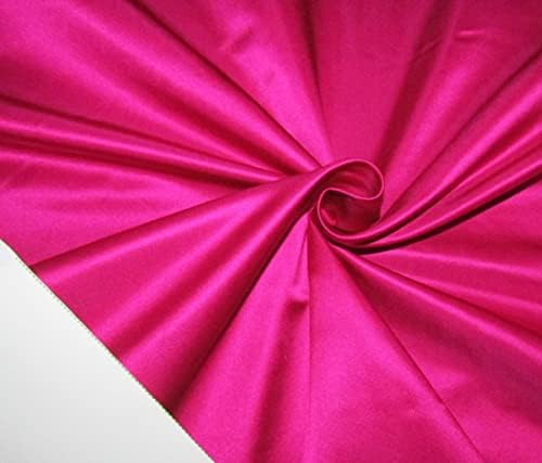 Коприна холандски сатен цвят розова обичка ширина 54 ярд