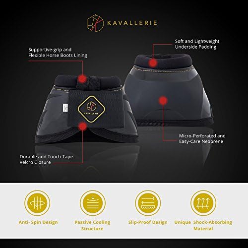 Обувки Kavallerie PRO-K Soft No Turn Bell Осигуряват максимална защита на копита със система за определяне Anti-Spin, трайни и