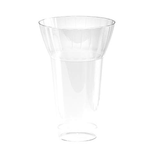 Класически Прозрачна пластмасова Чаша за парфе от твърда пластмаса, 12 унции (брой 240 броя)