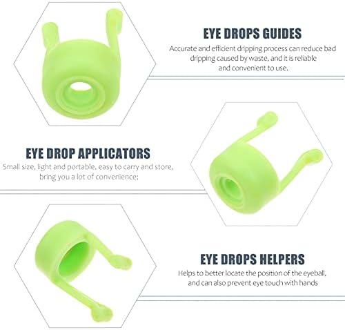 Healifty 2 бр. Помощник за очни капки Силикон Опаковка за Очни Капки Помощно Устройство за възрастните хора Работи с повечето Бутилки