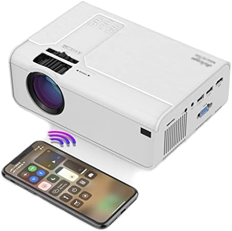 Дебел мини проектор T4 3600 Лумена С поддръжка на Full HD 1080P LED Proyector с голям екран, Преносим за домашно кино, интелигентен видео проектор