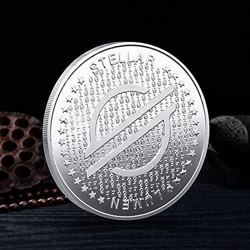 Сребърно покритие са подбрани Декоративни Монета с Дебела Digital Coin Занаятите