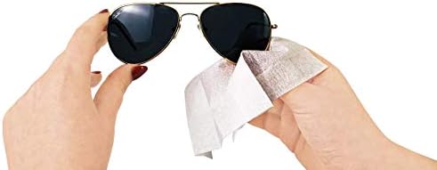 Благородни предварително навлажнени кърпички за обективи в индивидуална опаковка - Кърпички за почистване на лещи и на