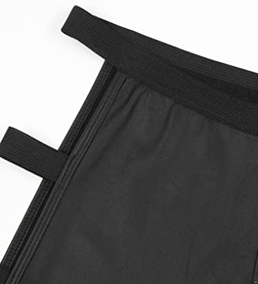 Oyolan Мъжки Черни Панталони от Изкуствена Лачена Кожа Stage Skinny Performance Pants Стрейчевые Гамаши, Панталони Bodywear
