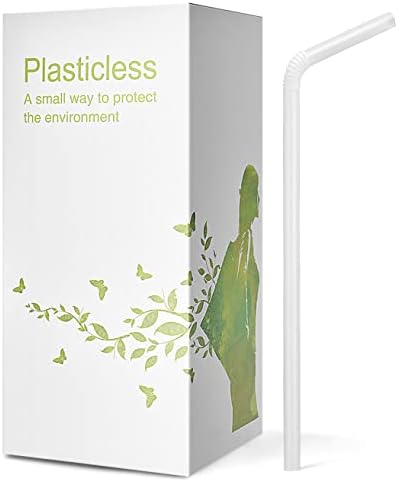 200 Грама Компостируемых соломинок на растителна основа - Гъвкави, биоразградими сламки за пиене, без пластмаса - Фантастична дългогодишна
