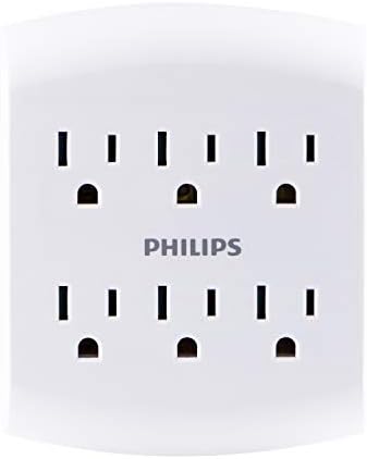 Аксесоари Philips Адаптер на Philips 6, захранващ кабел за стенен връзка, Контакти със защитата от неоторизиран достъп, 3 контакт,