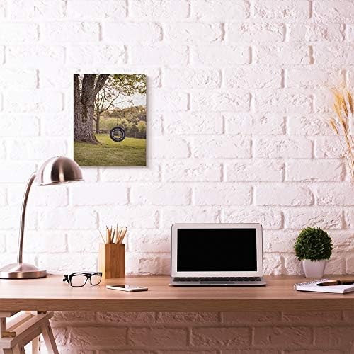 Снимка, Пейзаж, Природа ферма с люлеещ гуми Stupell Industries, Дизайн Third Wall Art, 16 x 20, Платно