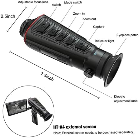 FIRFOX HT-A4/A11 Инфрачервена Термични камера 25 mm/35 mm Обектив Монокуляр за Нощно виждане WiFi Ловен тепловизор за наблюдение на открито