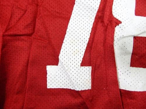 2009 San Francisco 49ers 78 Game Пусна Червената Обучение фланелка XXL DP41209 - Използваните тениски За игри NFL Без подпис