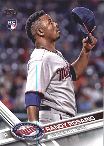 Серия от актуализации 2017 US208 Ранди Росарио, бейзболна картичка начинаещ Миннесотских на Близнаци