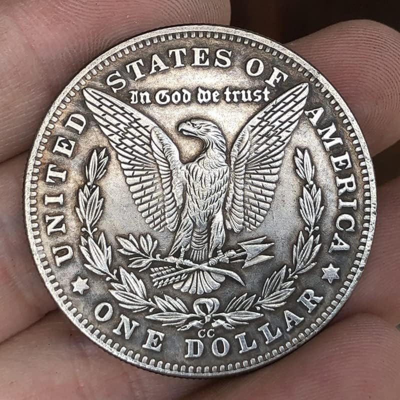 38 ММ Старинна Сребърна Доларова Монета Американски Морган Скитник Монета Занаят 204
