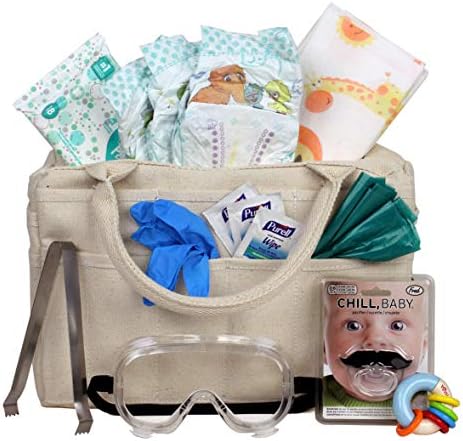 Комплект за памперси Dad's – Комплект за смяна на пелени за Нов баща в Комплект с чанта за инструменти, Подгузниками и аксесоари (от