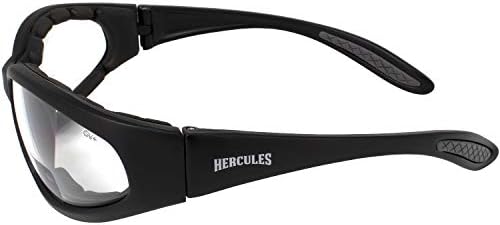 Бифокални Фарове за Защитни очила Global Vision Херкулес с пяна EVA, Прозрачни лещи