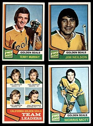 1974-75 Топпс Калифорния Златни пехотинци Команден сет Калифорния Златни пехотинци (сет) VG+ Златни котки