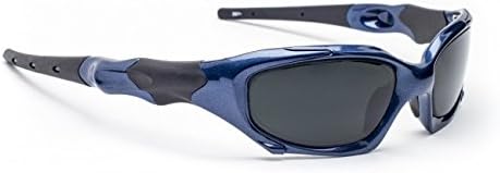 BoroView Shade 5 - Очила за работа със стъкла в синьо, в стилен, лесен и удобен защитна пластмасова рамка - 64/35-16-140