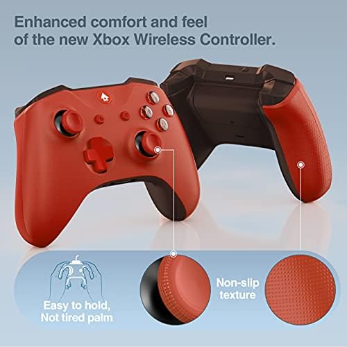 Потребителски безжичен контролер Xbox Подходящ за Xbox Series X/S/Xbox One/Xbox One S/One X/One Elite/Windows 7/8/10/, Безжичен