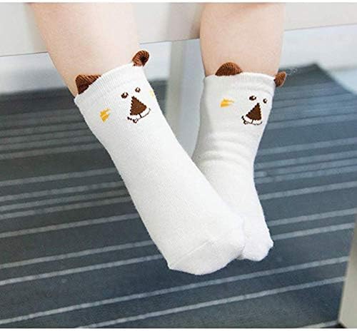 Gwenvenni/ Чорапи за малки момичета с домашни любимци и Котки, Детски Памучни Чорапи с гривната на крака, Чорапи с една четвърт на Екипажа
