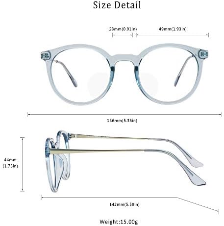 Бифокални Очила за четене LifeArt, Блокер Синя Светлина Очила за Жени и Мъже