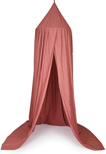Завеси с балдахин за момичета Декор спални под формата на палатки-Легла - Розово-бели Завеси за легло в стил принцеса с балдахин