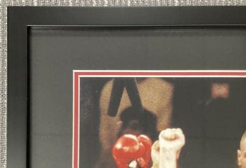 Майк Тайсън Подписа Снимка Боксова ръкавица 11x14 Kid Dynamite HOF С Автограф, В Рамката на JSA - Боксови снимки С Автограф