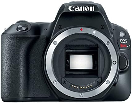 - Рефлексен фотоапарат Canon EOS Rebel SL2 само в черен корпус (обновена)
