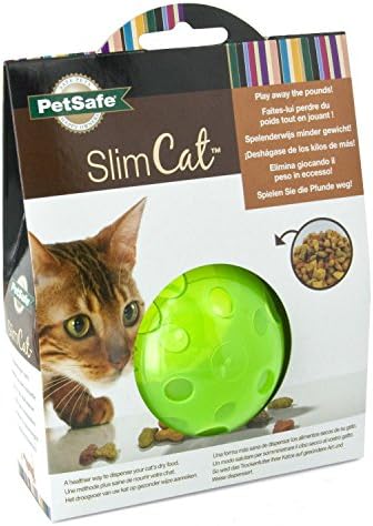Играчка за котки PetSafe SlimCat Green с занимаващи храна, (3 опаковки)