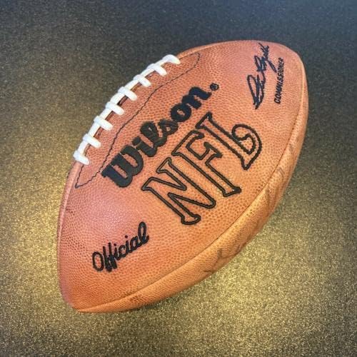Уолтър Пейтън 34 Sweetness Подписа Wilson NFL Football Game С JSA COA - Футболни топки с автографи
