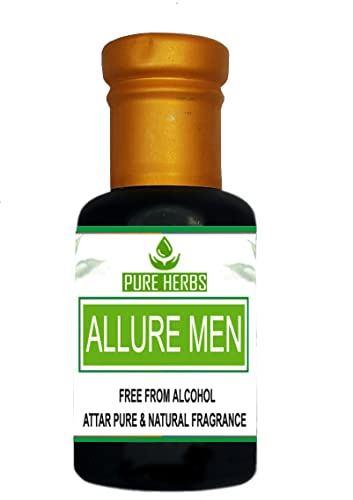 Аромат за мъже Pure Herbs ALLURE Без алкохол, За мъже, Унисекс, Подходящ за специални случаи, партита и ежедневна употреба 50 мл
