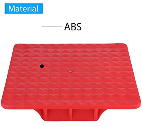 Тампон за повърхността на подемни домкрата DEALPEAK ABS с внедорожным основание червен цвят, за да се улесни спускане домкрата