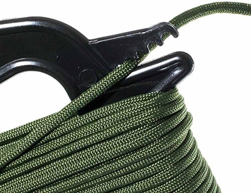 Органайзер за навиване на въжета и кабели West Coast Paracord Line – Предотвратява спутывание, ни и възли на паракорда (черен,