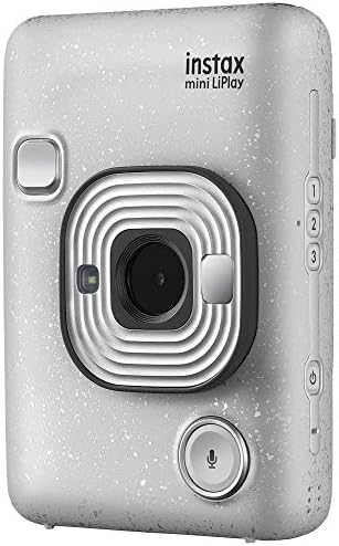 Хибридна камера миг печат Fujifilm Instax Mini Liplay - белия камък