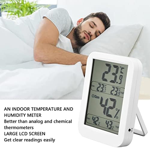 BMZMLDO Многофункционален Дигитален Термометър, Влагомер машина за висока точност Измерване на Температура И Влажност с LCD Дисплей