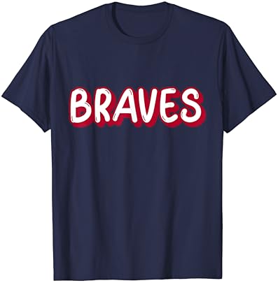 Реколта Тениска Braves Риза В стил Ретро с Връщане на