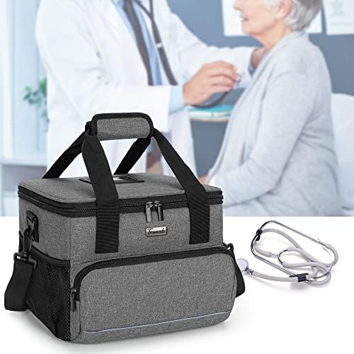 Случайна Медицинска чанта Trunab с Регулируеми Разделители, Водоустойчива чанта за дома, за Пътуване, къмпинг, Празна чанта - Патентован дизайн,