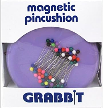 Магнитна Възглавница за шевни игли Grabbit с 50 Пластмасови Глави, Тюркоаз