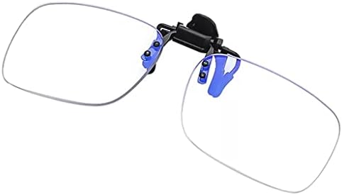LIUJUN -Леки Очила за четене с клипсой, Откидывающиеся нагоре и надолу, Без Увеличително стъкло, лесно и удобно в переноске, подходящ за