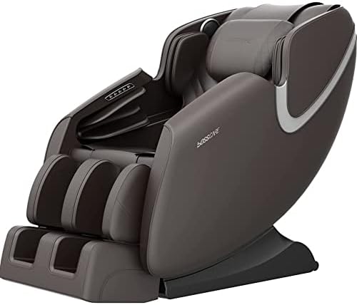 Стол за масаж на цялото тяло Zero Gravity с Bluetooth-високоговорител от Кафява кожа