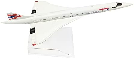MOUDOAUER 1:400 Британски Модел Concorde Симулация Модел Самолет Комплекти Авиационни модели на Самолети за Колекции и подаръци