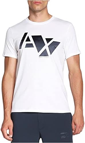Приталенная тениска с градиентным лого A|X ARMANI EXCHANGE за мъже