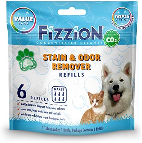 Препарат за отстраняване на петна и миризми от домашни любимци Fizzion (6 таблетки, оригинални)