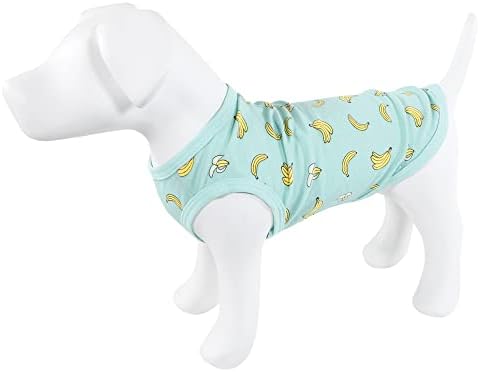 Любими тениски Friends Къщата за домашни кучета и котки от памук 2pk, Банан Камуфлаж, X-Small